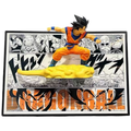 DRAGON BALL - Goku Flying Nimbus 3D Manga Frame with Statue