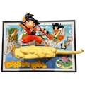 DRAGON BALL - Kid Goku Flying Nimbus 3D Manga Frame with Statue