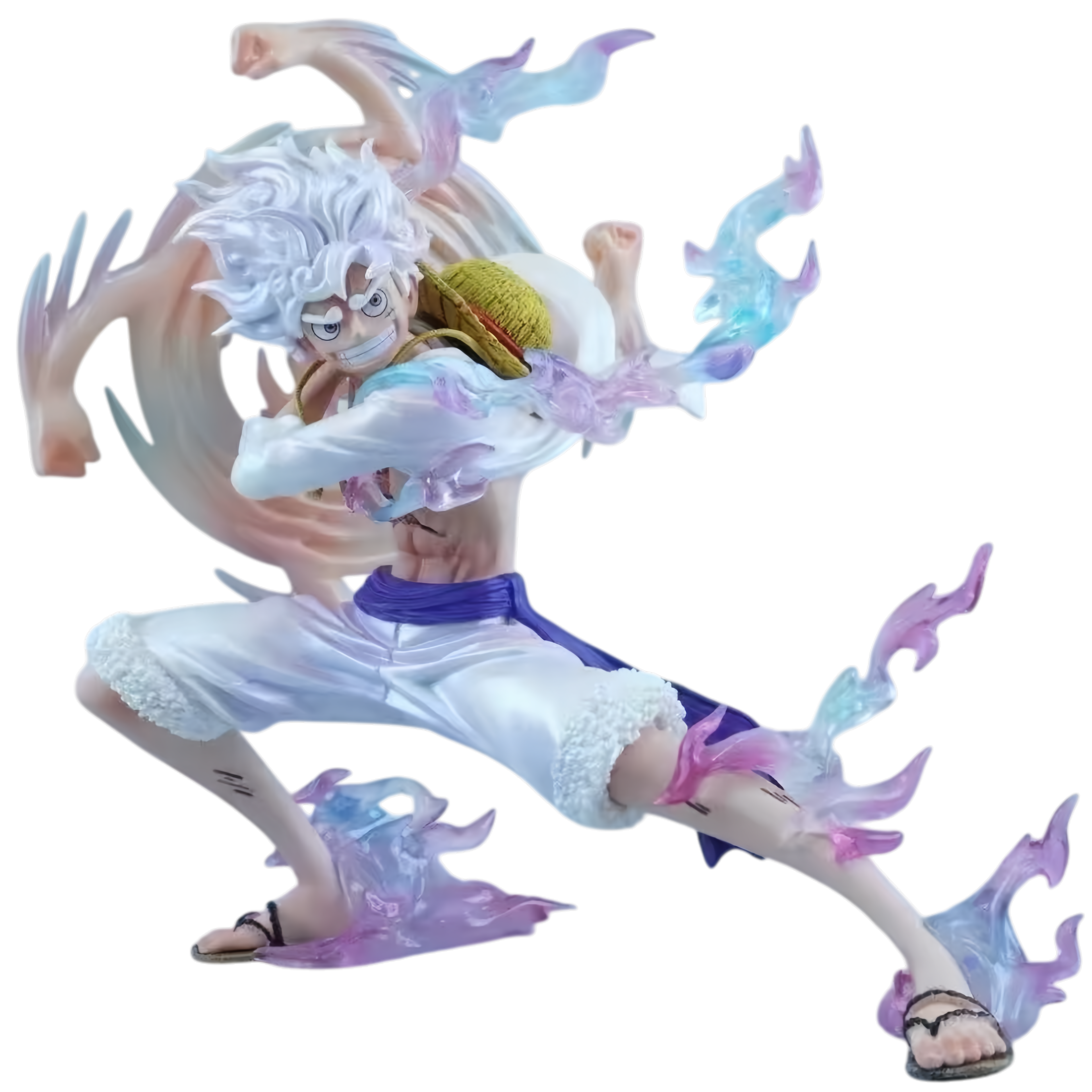 ONE PIECE - MONKEY D. LUFFY GEAR 5 NIKA ROTATABLE HANDS FIGURE