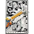 DRAGON BALL - Goku vs Frieza 3D Manga Frame with Statue