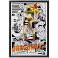 DRAGON BALL - Launch 3D Manga Frame with Statue