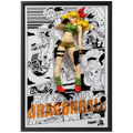 DRAGON BALL - LAUNCH 3D MANGA FRAME WITH STATUE