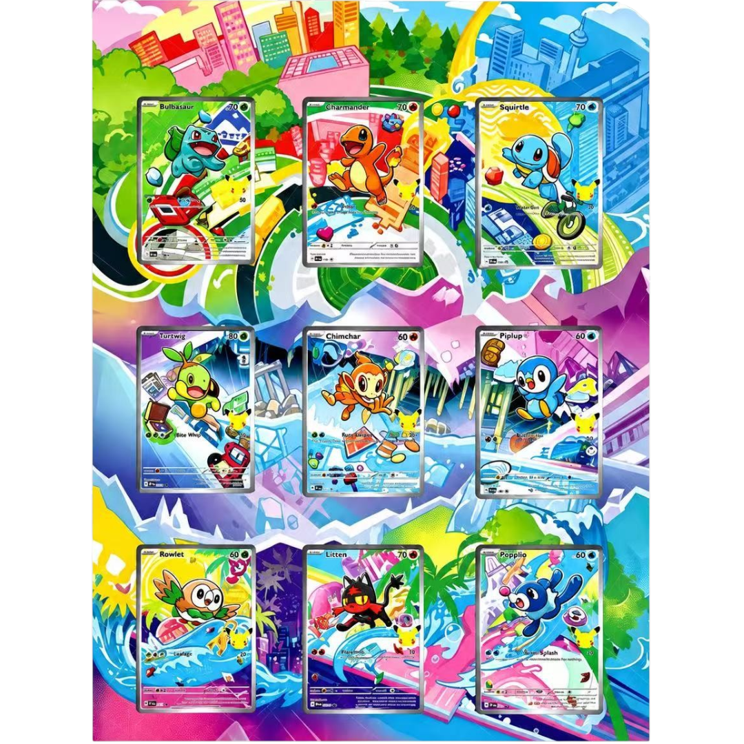POKÉMON - 30th Anniversary Original Partners Acrylic Display Frame — 230 × 330 mm