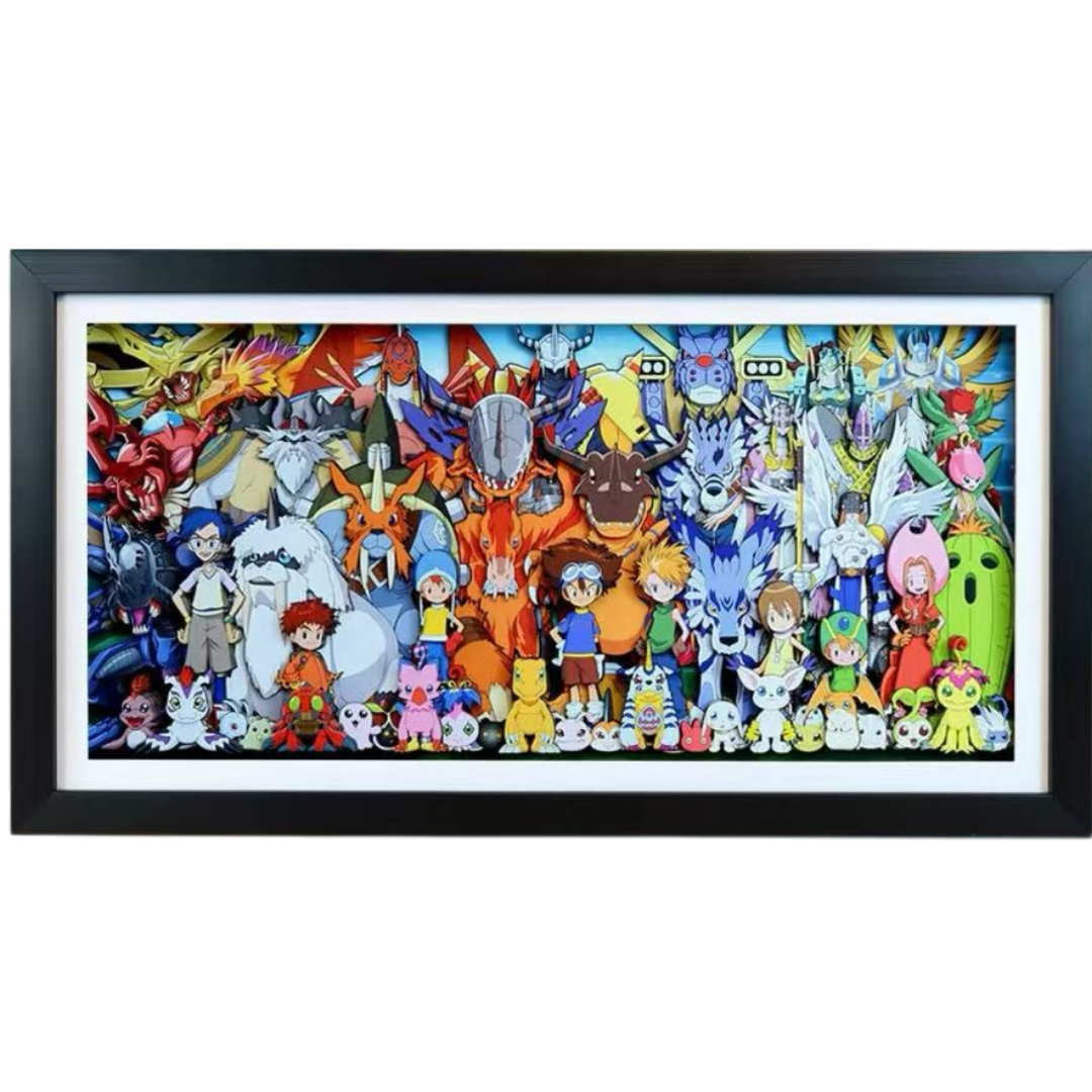 DIGIMON Ultimate Character Collection Panoramic Display Frame