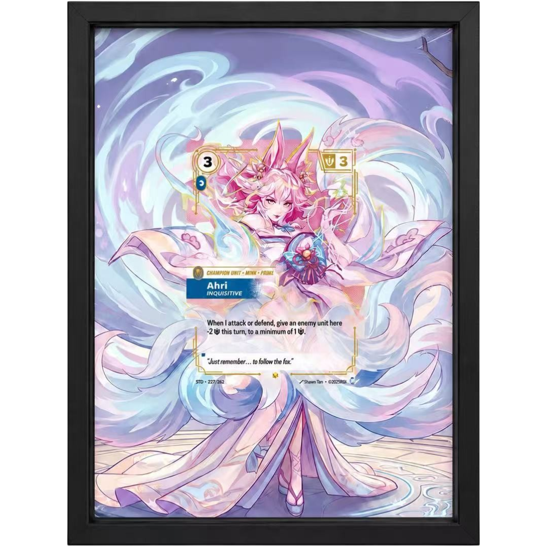 RIFTBOUND - Ahri Custom Card Display Frame