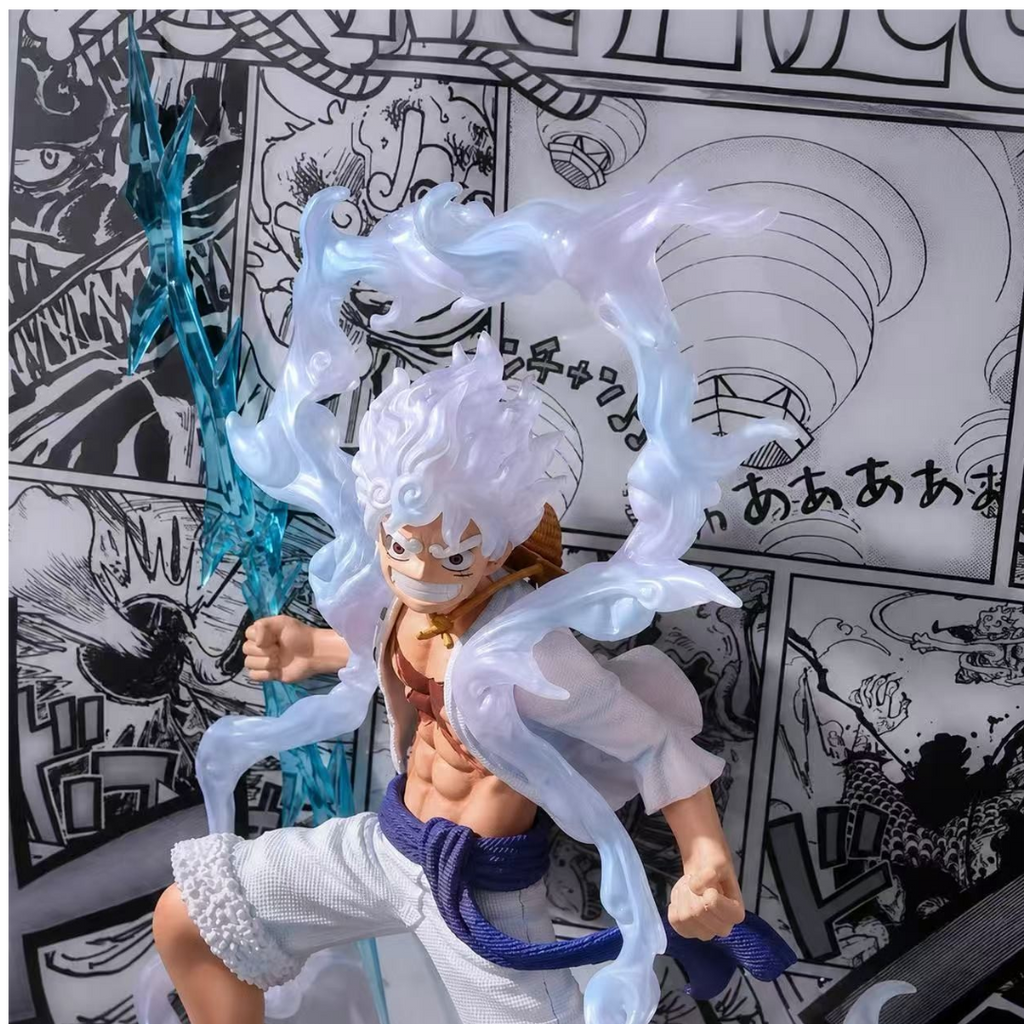 ONE PIECE - Monkey D. Luffy Gear 5 Nika LED Frame with Statue
