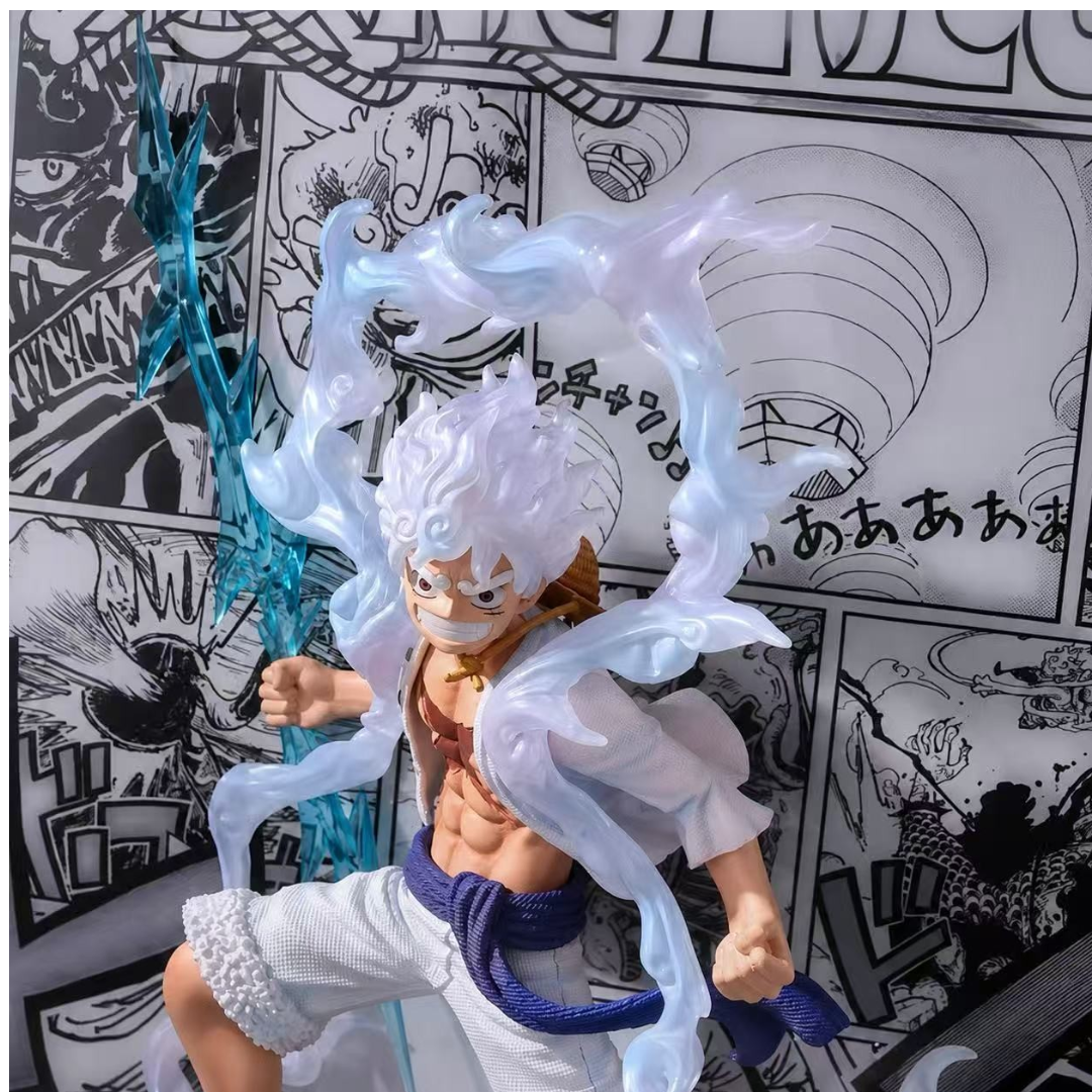 ONE PIECE - Monkey D. Luffy Gear 5 Nika LED Frame with Statue