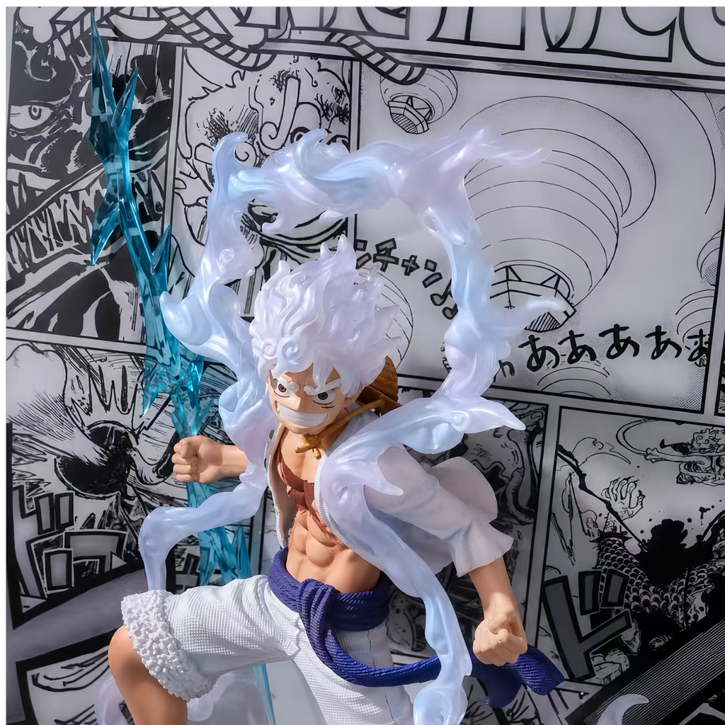 ONE PIECE - MONKEY D. LUFFY GEAR 5 NIKA LED FRAME WITH STATUE