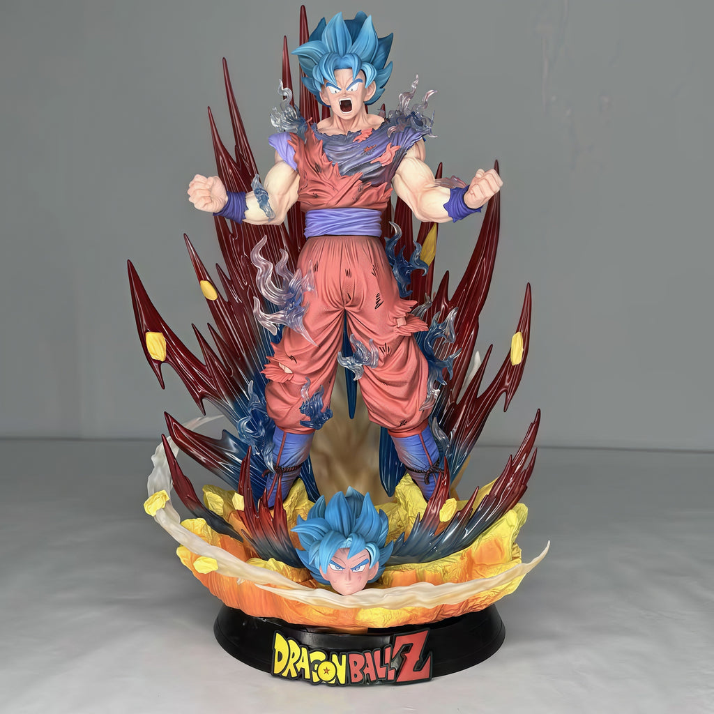 DRAGON BALL-GOKU KAIOKEN BLUE FIGURE DRAGON BALL Z STATUE