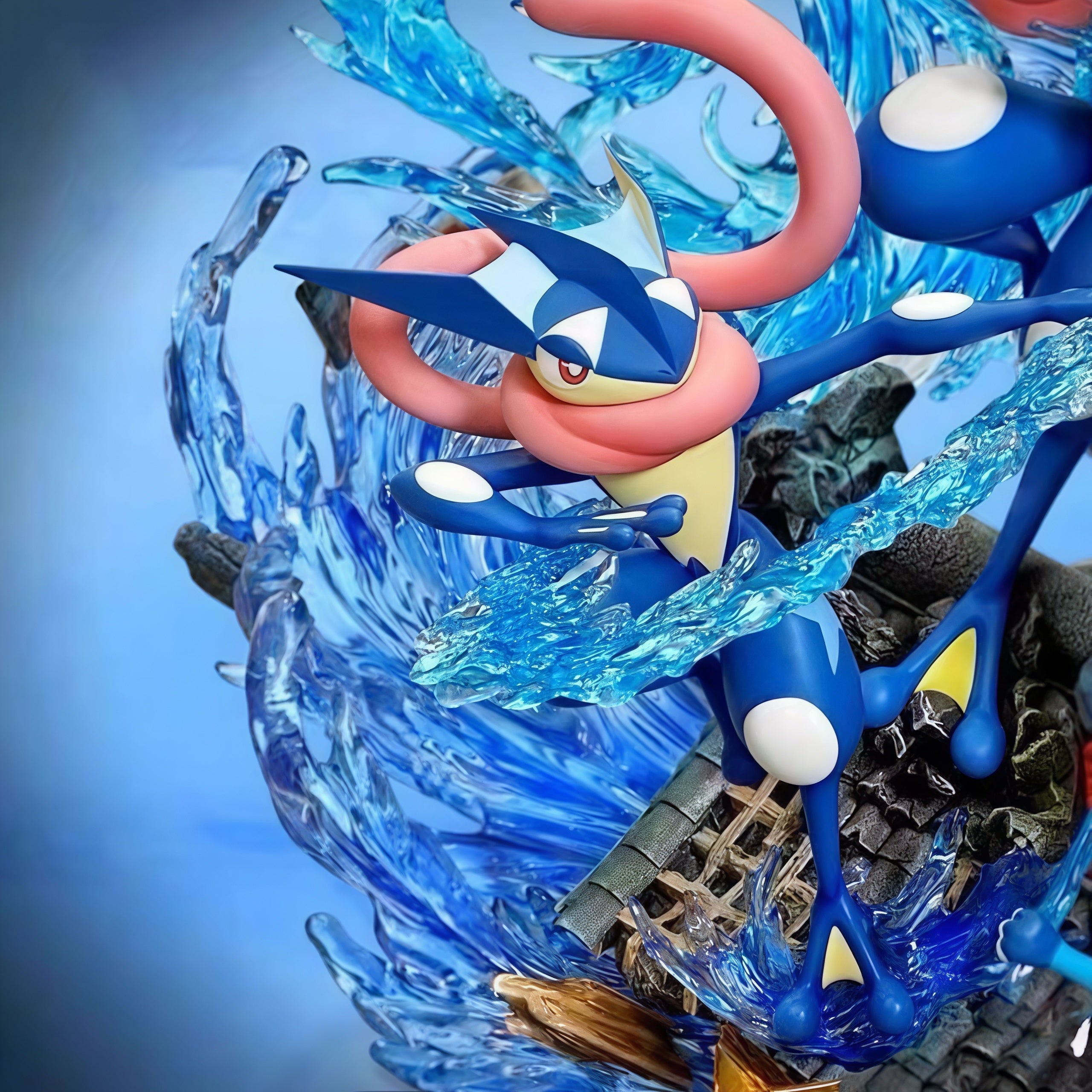 POKÉMON-ASH & GRENINJA EVOLUTION LINE GK DIORAMA STATUE