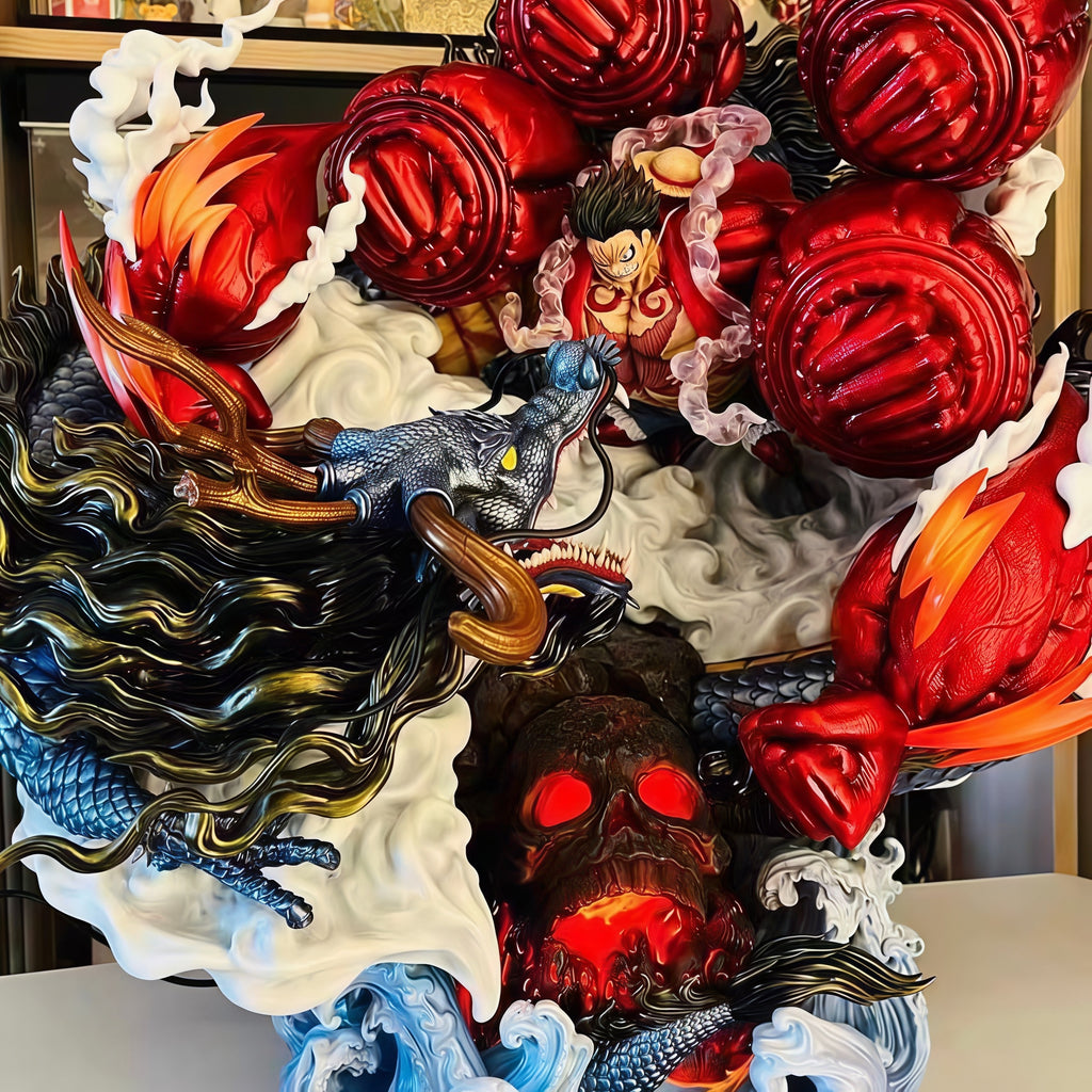 ONE PIECE-GEAR 4 LUFFY VS. DRAGON KAIDO GK STATUE
