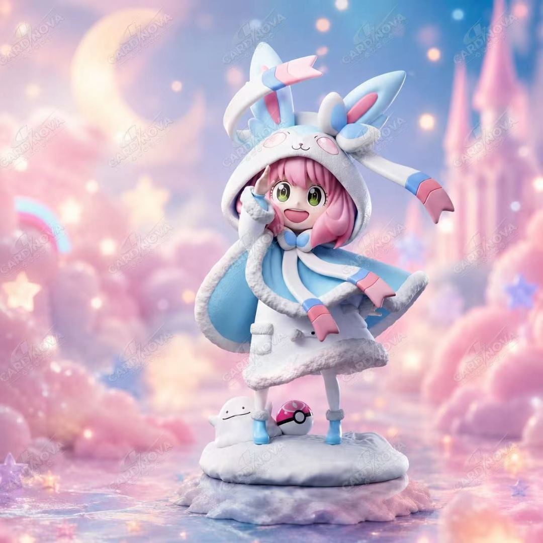 Anya × Sylveon Collectible Statue — 2 Colour Versions