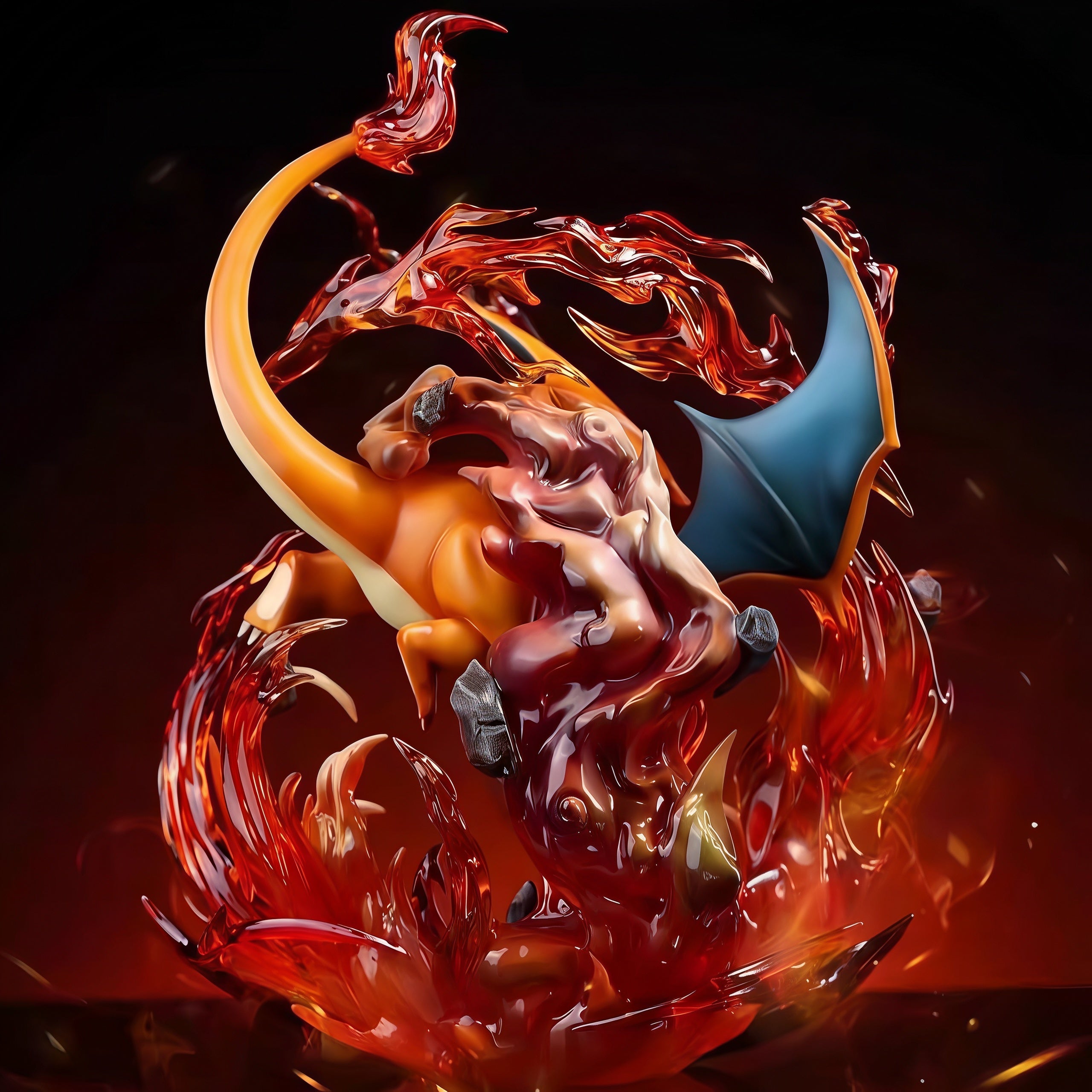Pokémon - CHARIZARD BLAZING VORTEX GK DIORAMA STATUE