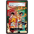 ONE PIECE Luffy & Ace L ST30-001 Leader Card Extended Art PSA graded card display case with metal magnetic construction, tempered glass and UV-resistant protection.