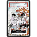 ONE PIECE Luffy & Ace ST30-001 Starter Deck EX Extended Art PSA graded card display case with metal magnetic construction, tempered glass and UV-resistant protection.