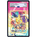 PIKACHU 160/159 Pokémon Crown Zenith Extended Art panel for a premium graded card display case.