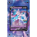 POKÉMON Mewtwo V SWSH223 Promo Extended Art PSA graded card display case with metal magnetic construction, tempered glass and UV-resistant protection.